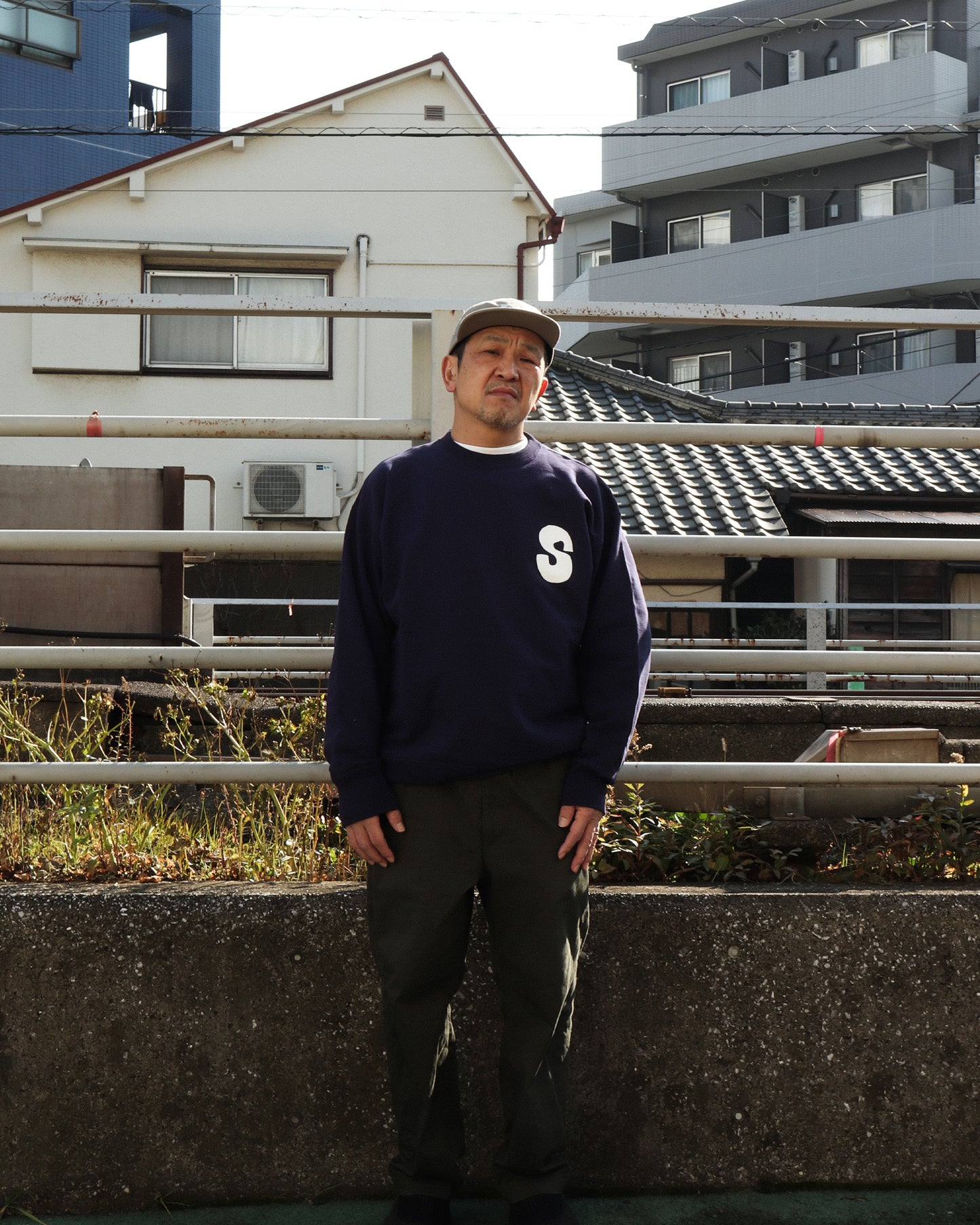 SAMUEL S LOGO CREWNECK SWEAT