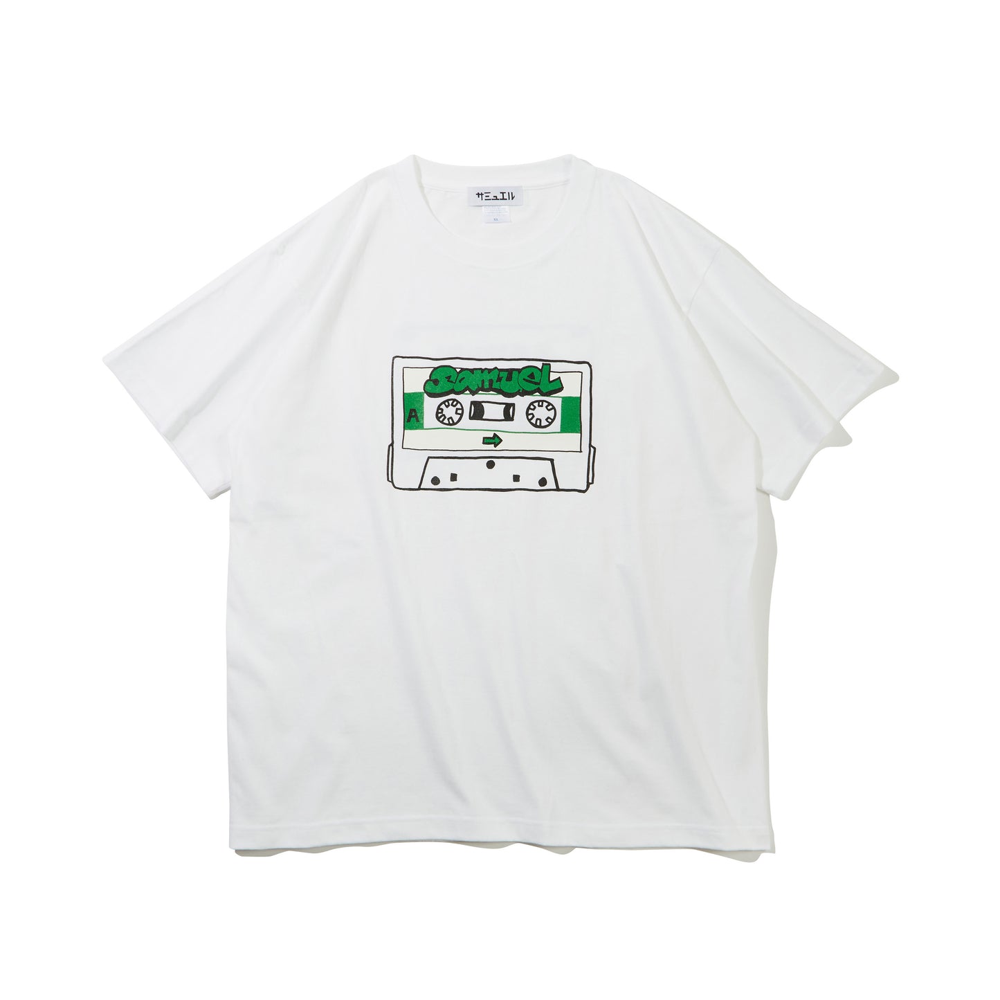 SAMUEL CASSETTE TAPE TEE / GREEN
