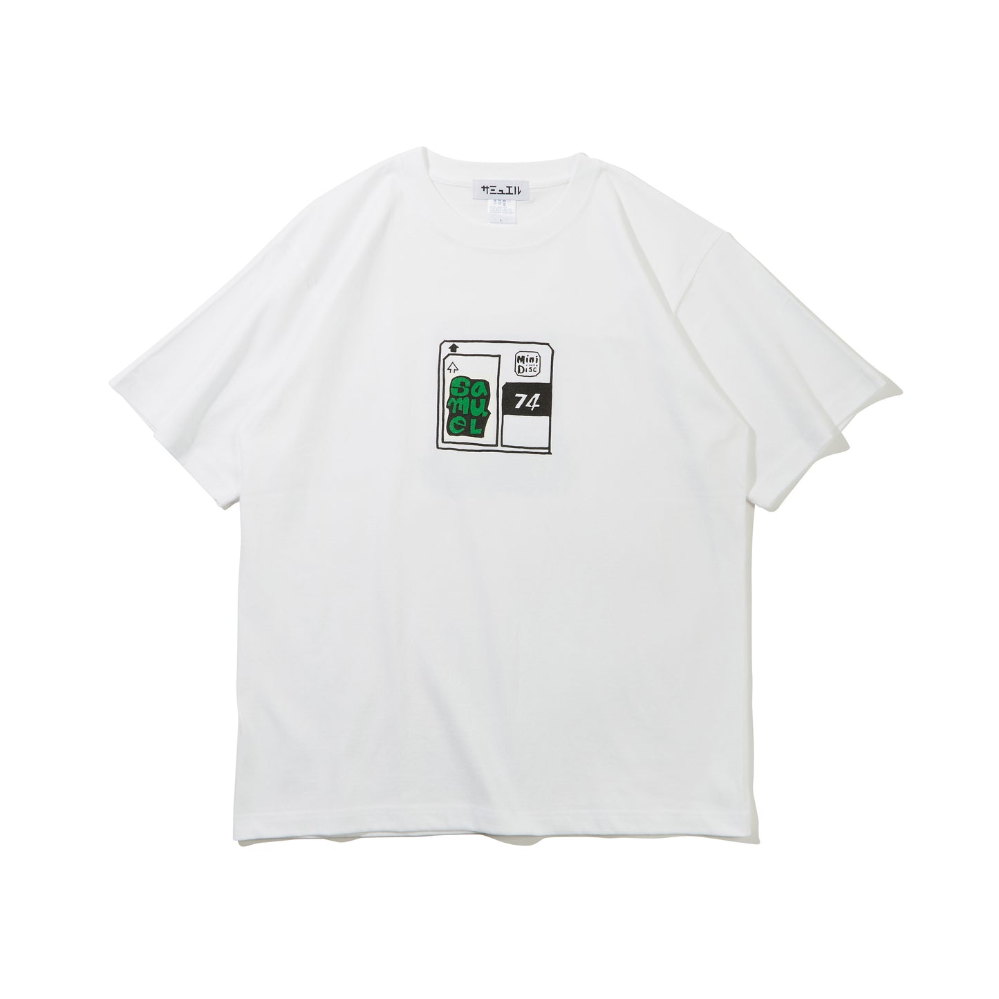 SAMUEL MINIDISC TYPE2 TEE WHITE