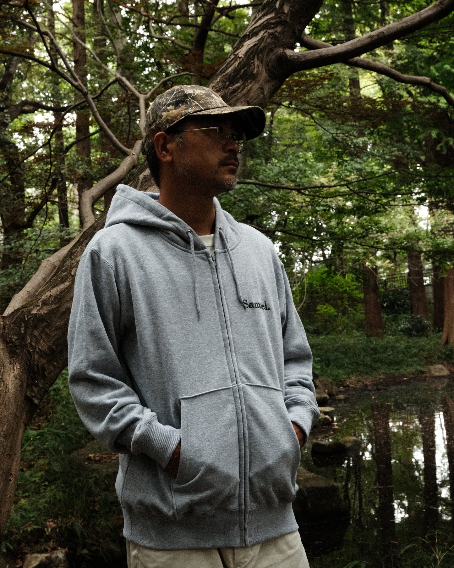 【先行受注商品】SAMUEL FIELD LOGO ZIP HOODIE