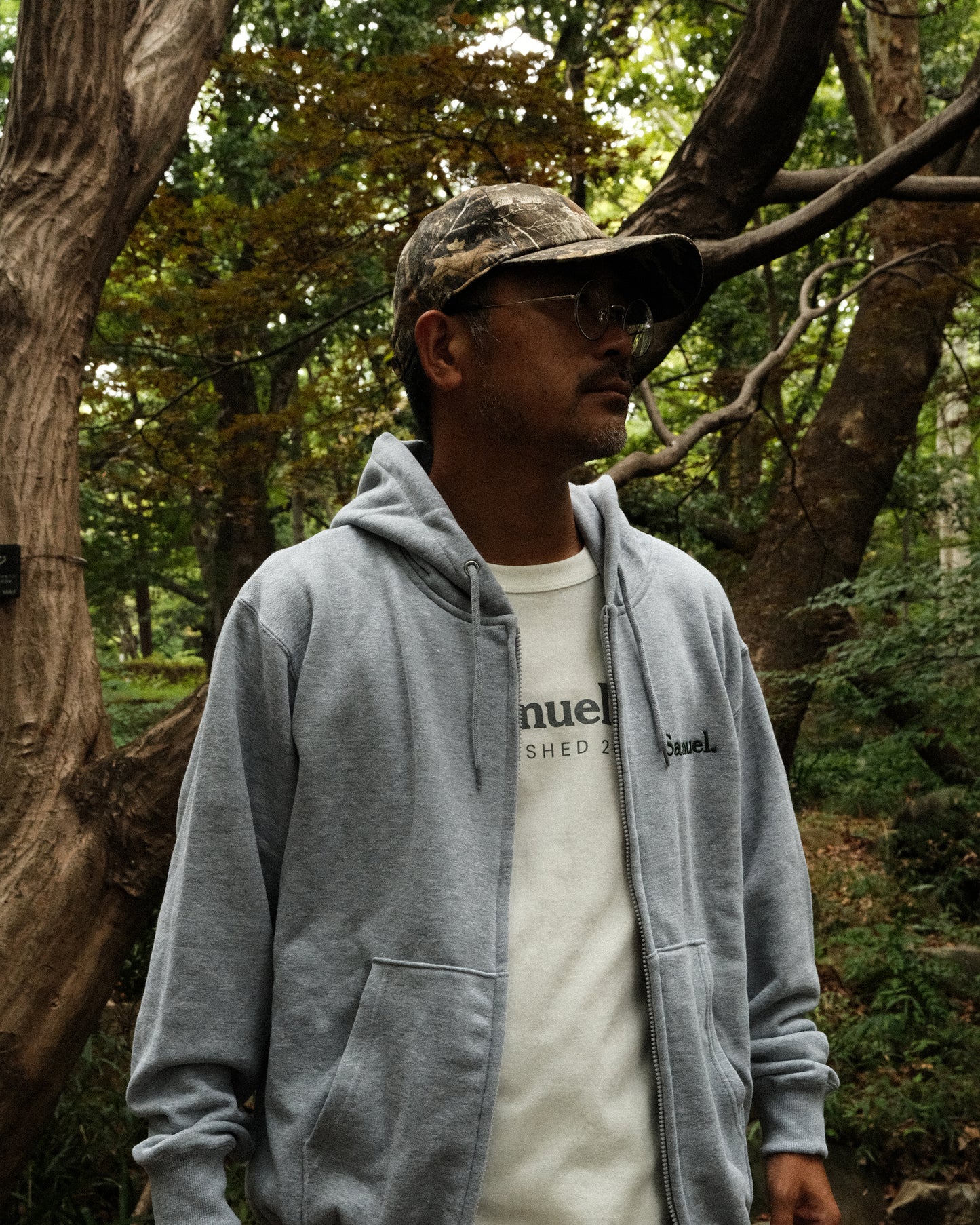 【先行受注商品】SAMUEL FIELD LOGO ZIP HOODIE