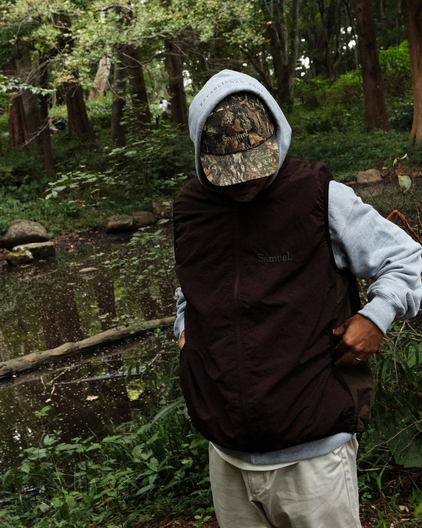 【先行受注商品】SAMUEL FIELD LOGO ZIP HOODIE