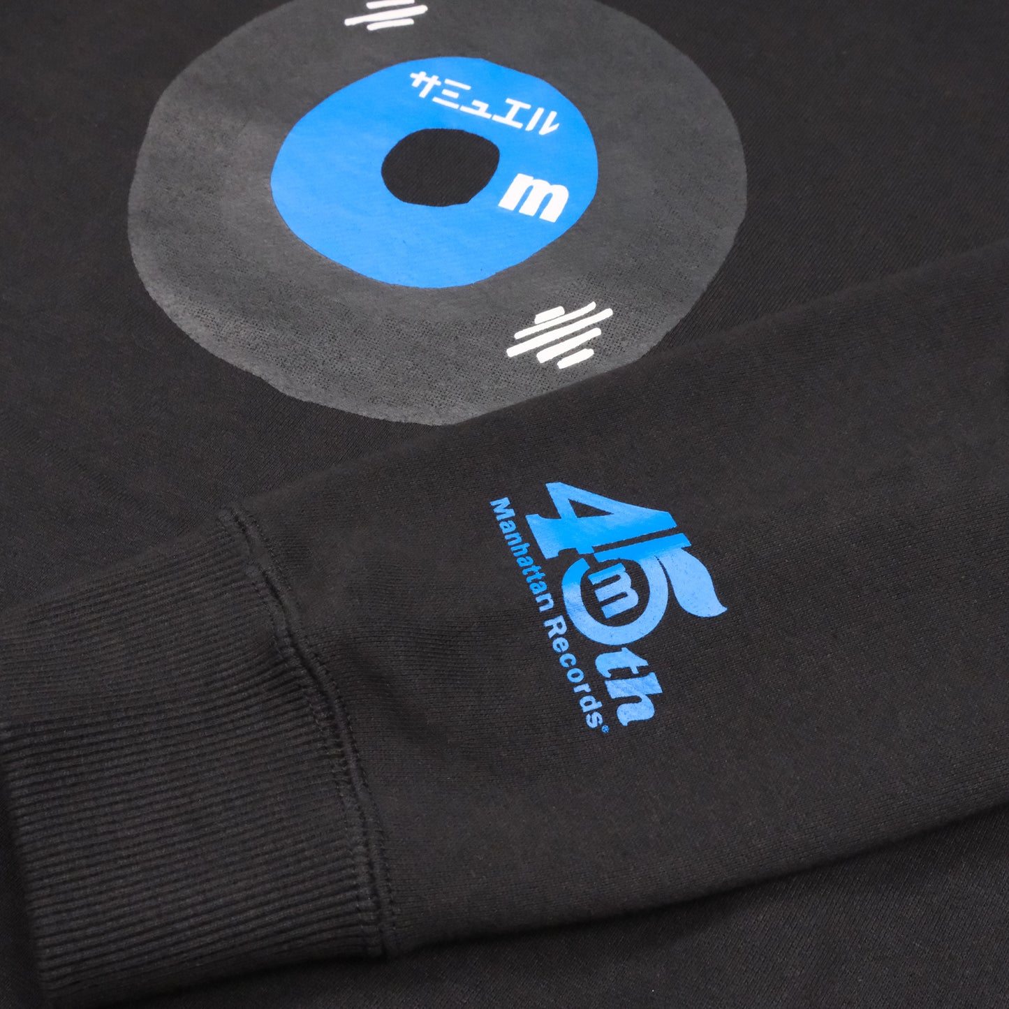SAMUEL × Manhattan Records 7inch 45th anniv. SWEAT SHIRT