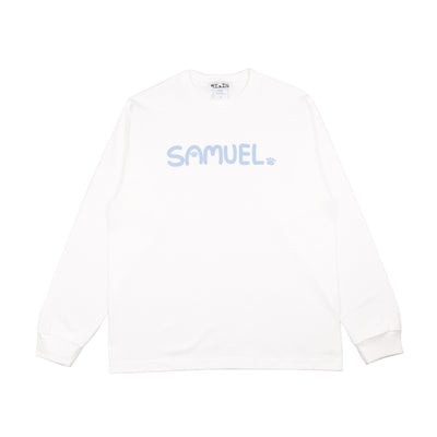 SAMUEL × SHIMAO MAHO FOOTPRINTS LOGO L/S TEE