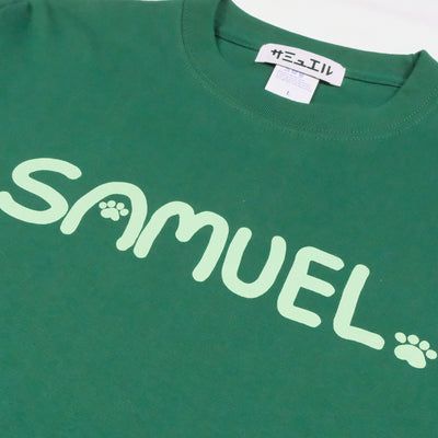 SAMUEL × SHIMAO MAHO FOOTPRINTS LOGO L/S TEE