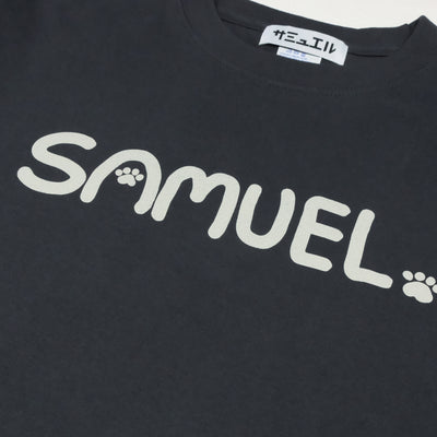 SAMUEL × SHIMAO MAHO FOOTPRINTS LOGO L/S TEE