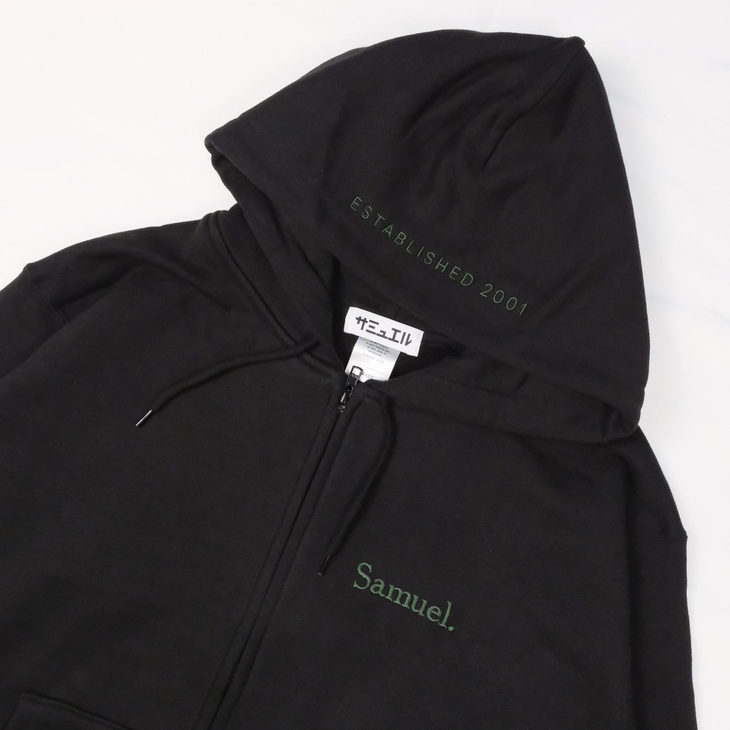 【先行受注商品】SAMUEL FIELD LOGO ZIP HOODIE