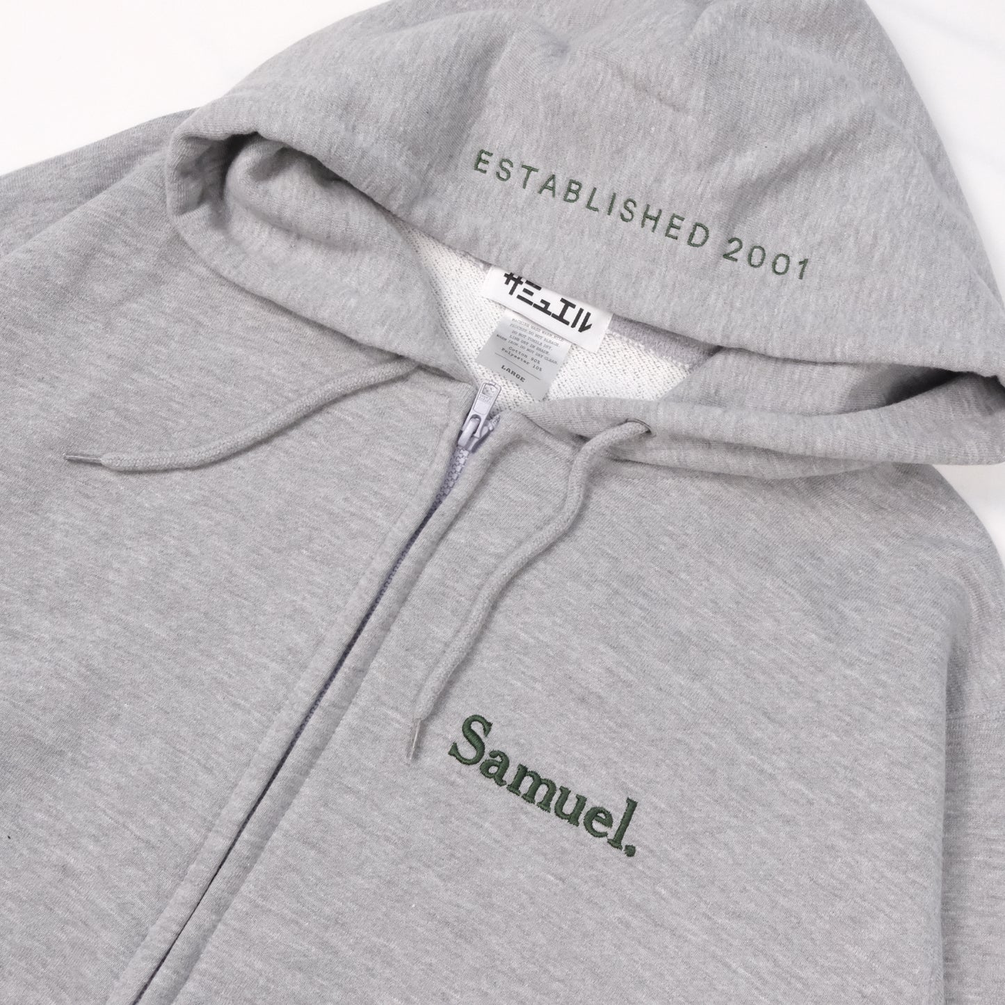 【先行受注商品】SAMUEL FIELD LOGO ZIP HOODIE