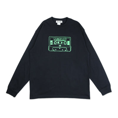 SAMUEL KANA LOGO CASSETTE TAPE L/S TEE