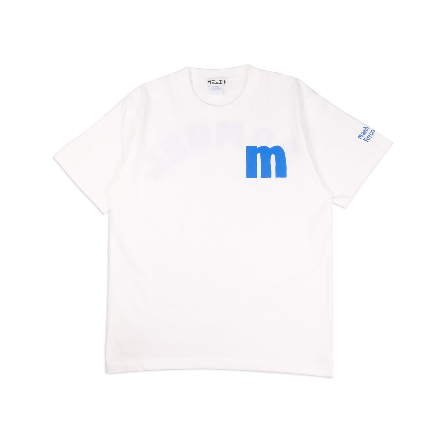 SAMUEL × Manhattan Records M ILLUST LOGO S/S TEE