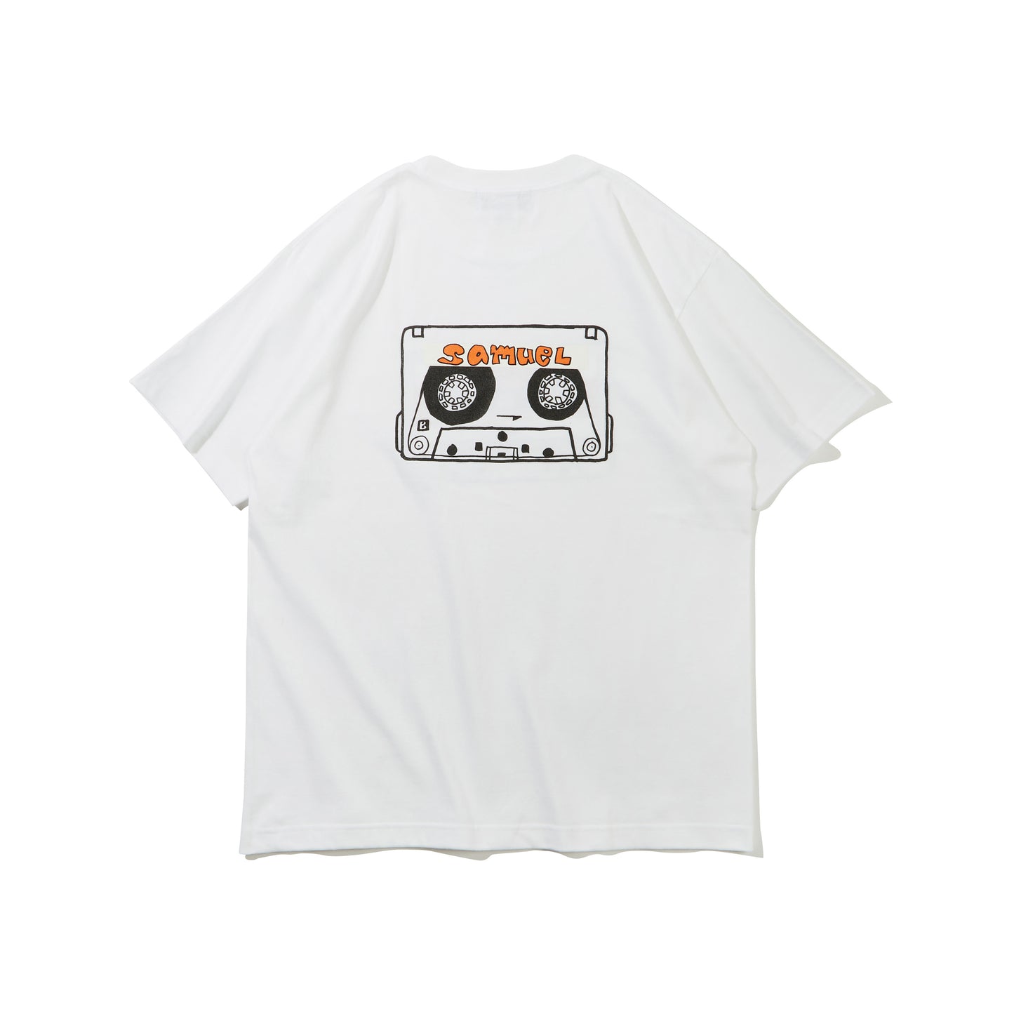 SAMUEL CASSETTE TAPE TEE / ORANGE