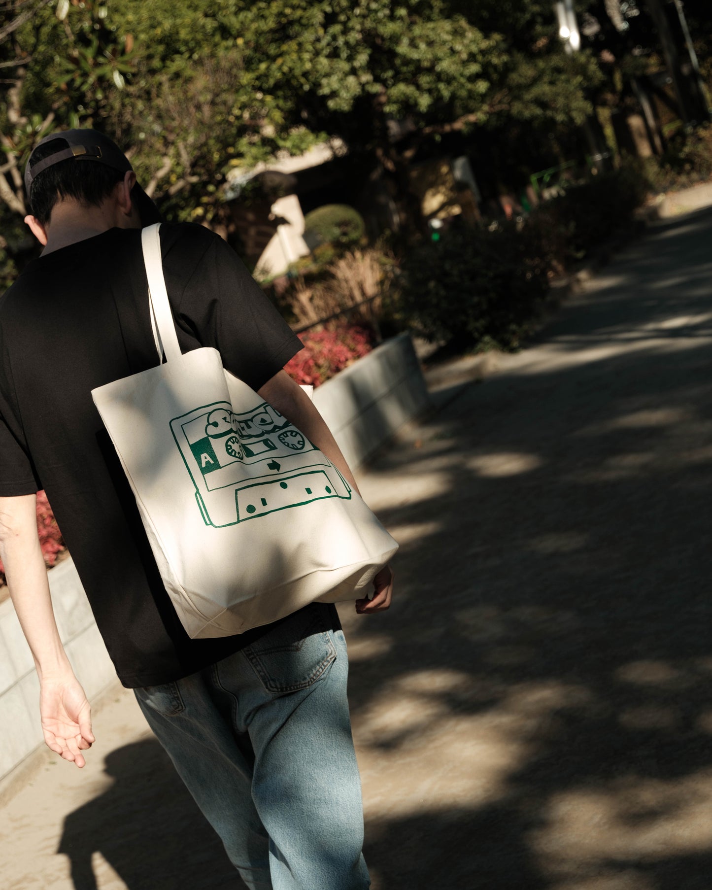 SAMUEL CASSETTE TAPE TOTE BAG