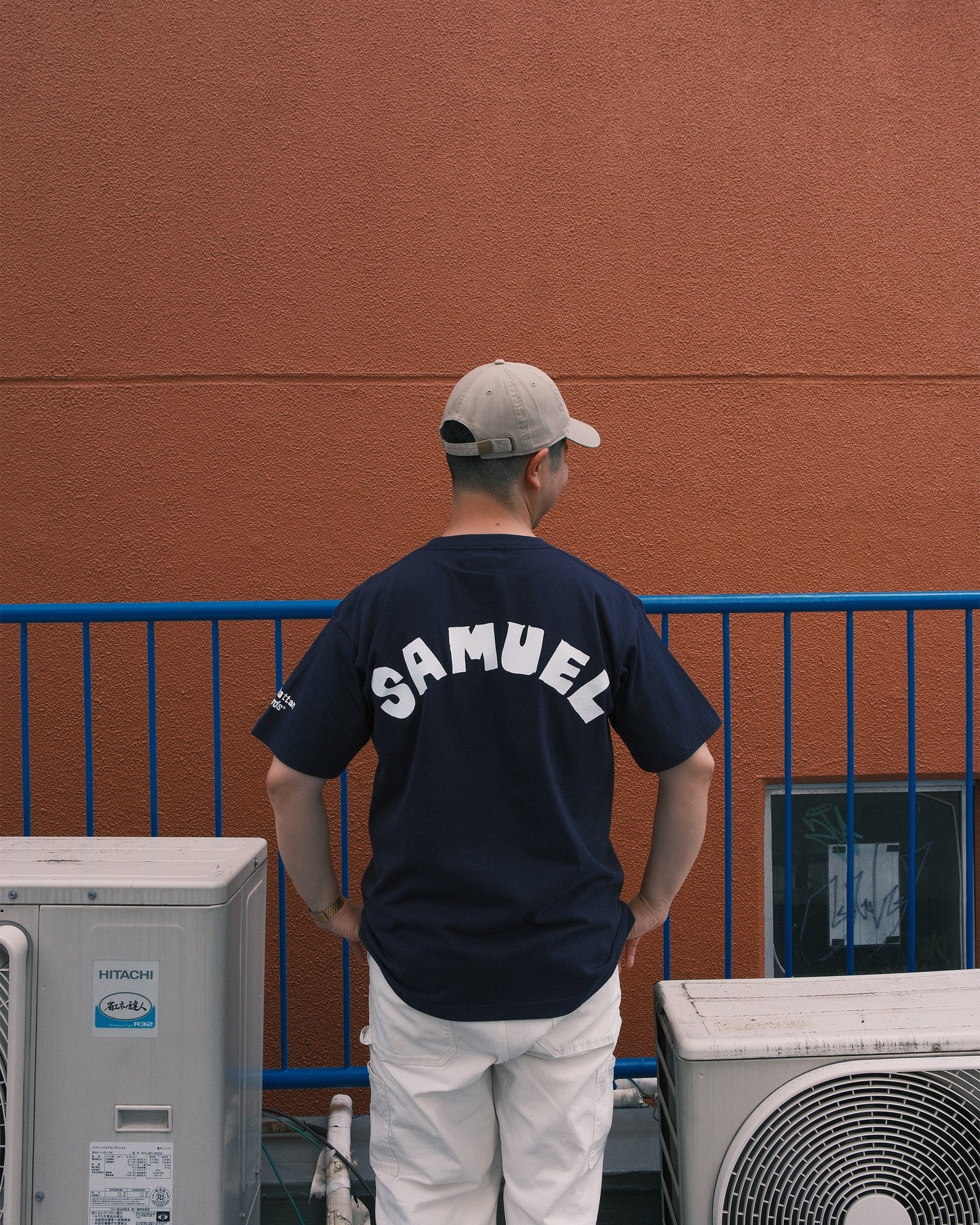 SAMUEL × Manhattan Records M ILLUST LOGO S/S TEE