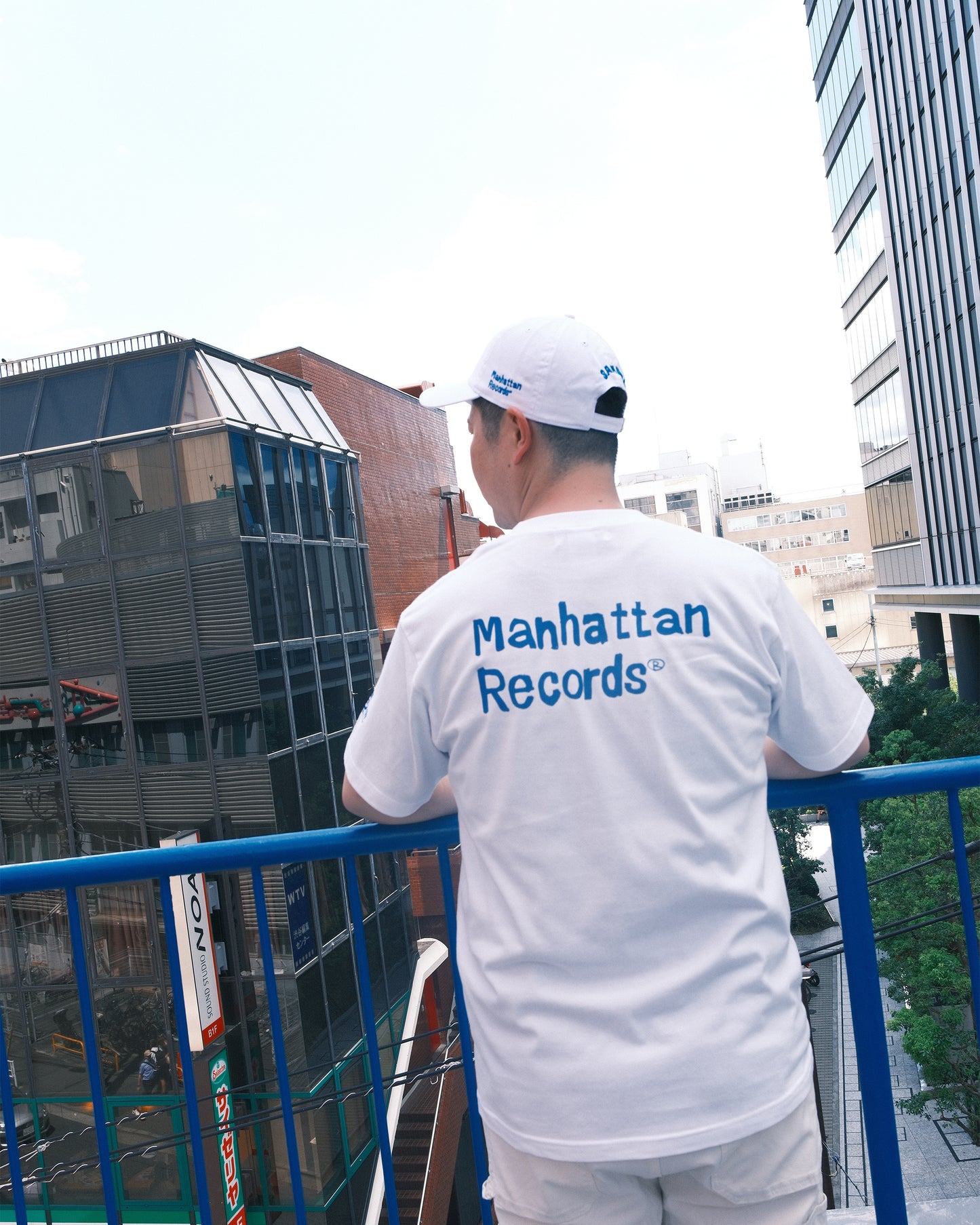 SAMUEL × Manhattan Records M ILLUST LOGO CAP