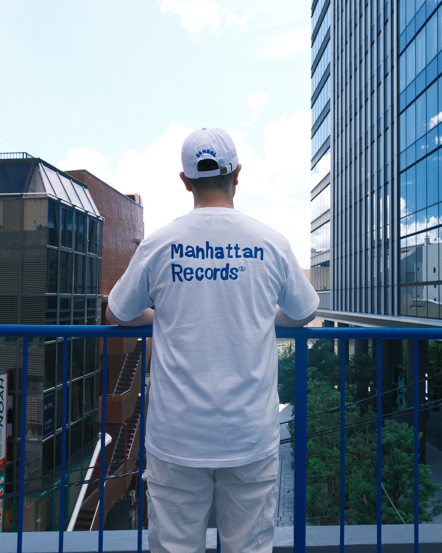 SAMUEL × Manhattan Records 7inch 45th anniv. TEE