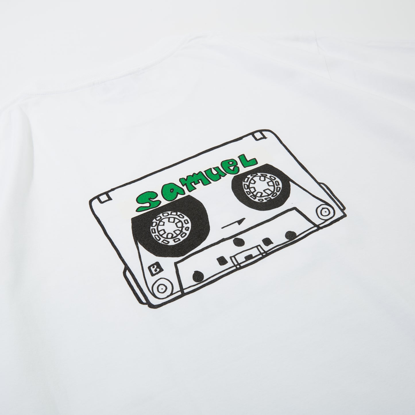 SAMUEL CASSETTE TAPE TEE / GREEN