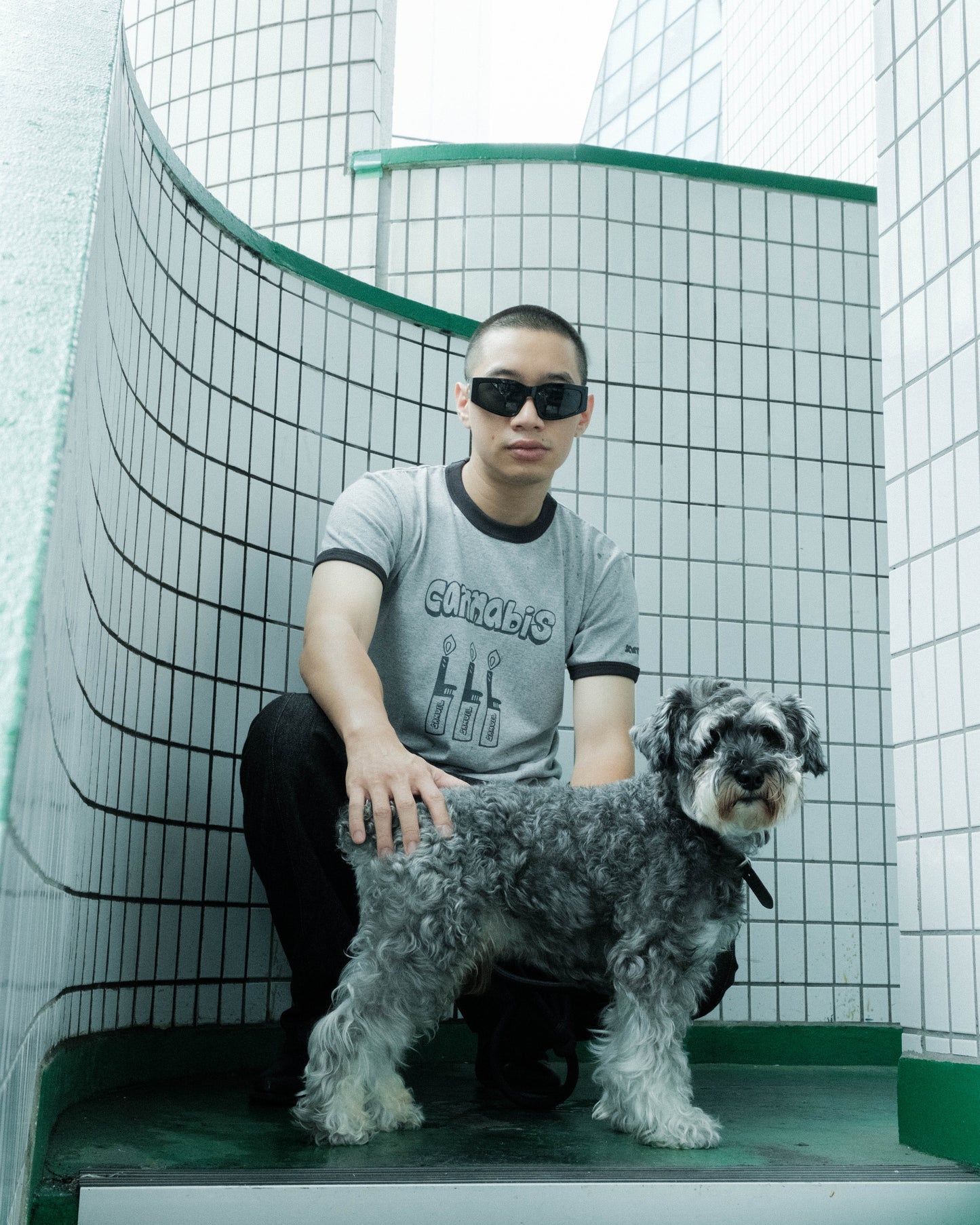 SAMUEL × CANNABIS TRIM S/S TEE