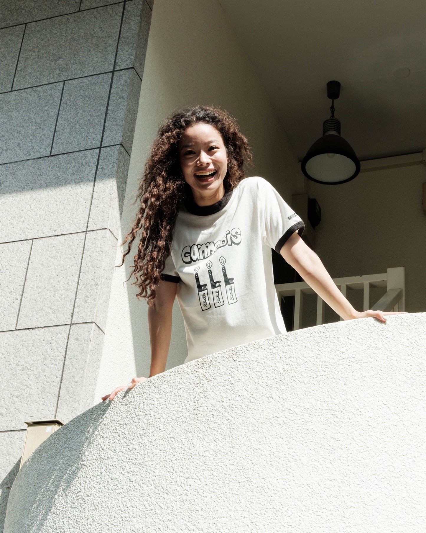 SAMUEL × CANNABIS TRIM S/S TEE