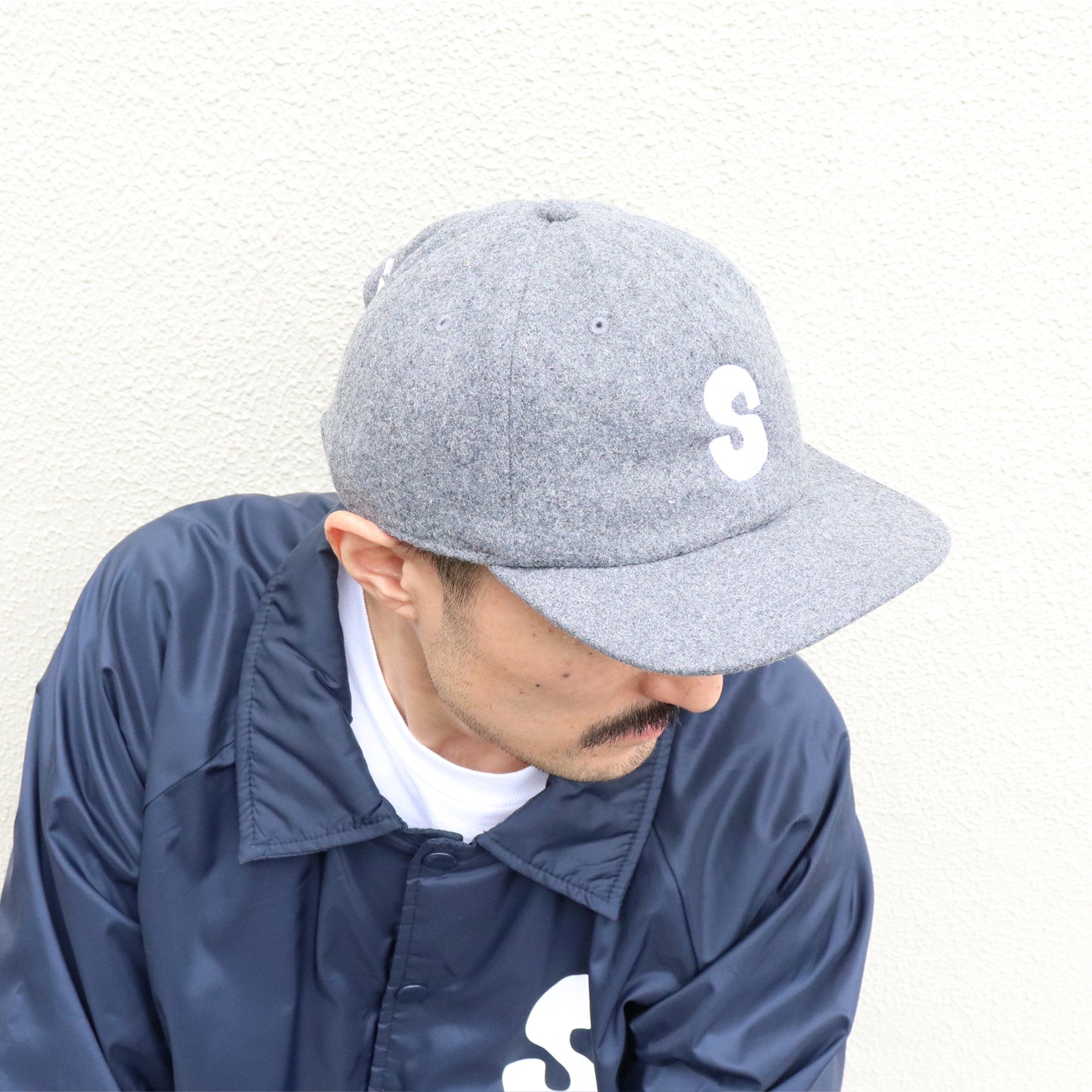SAMUEL S LOGO WOOL B.B. CAP