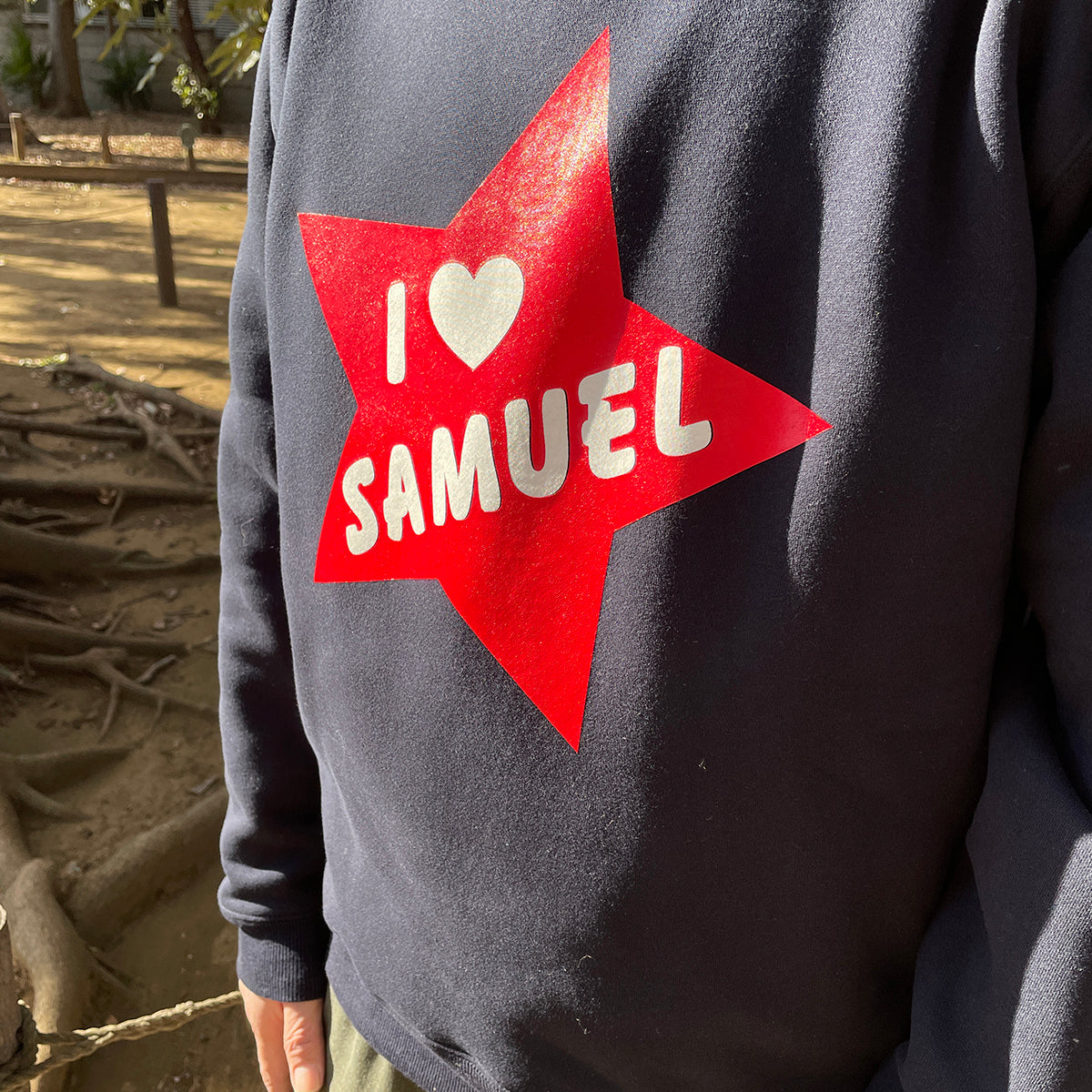 SAMUEL I LOVE SAMUEL CREW KNECK SWEAT