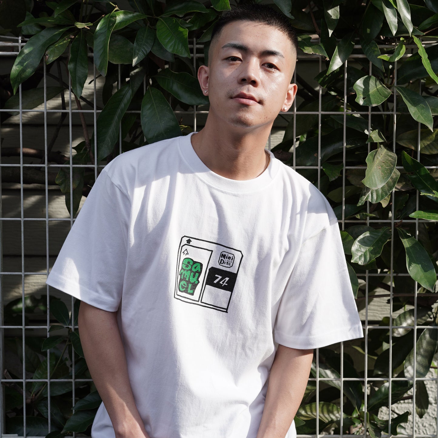 SAMUEL MINIDISC TYPE2 TEE WHITE