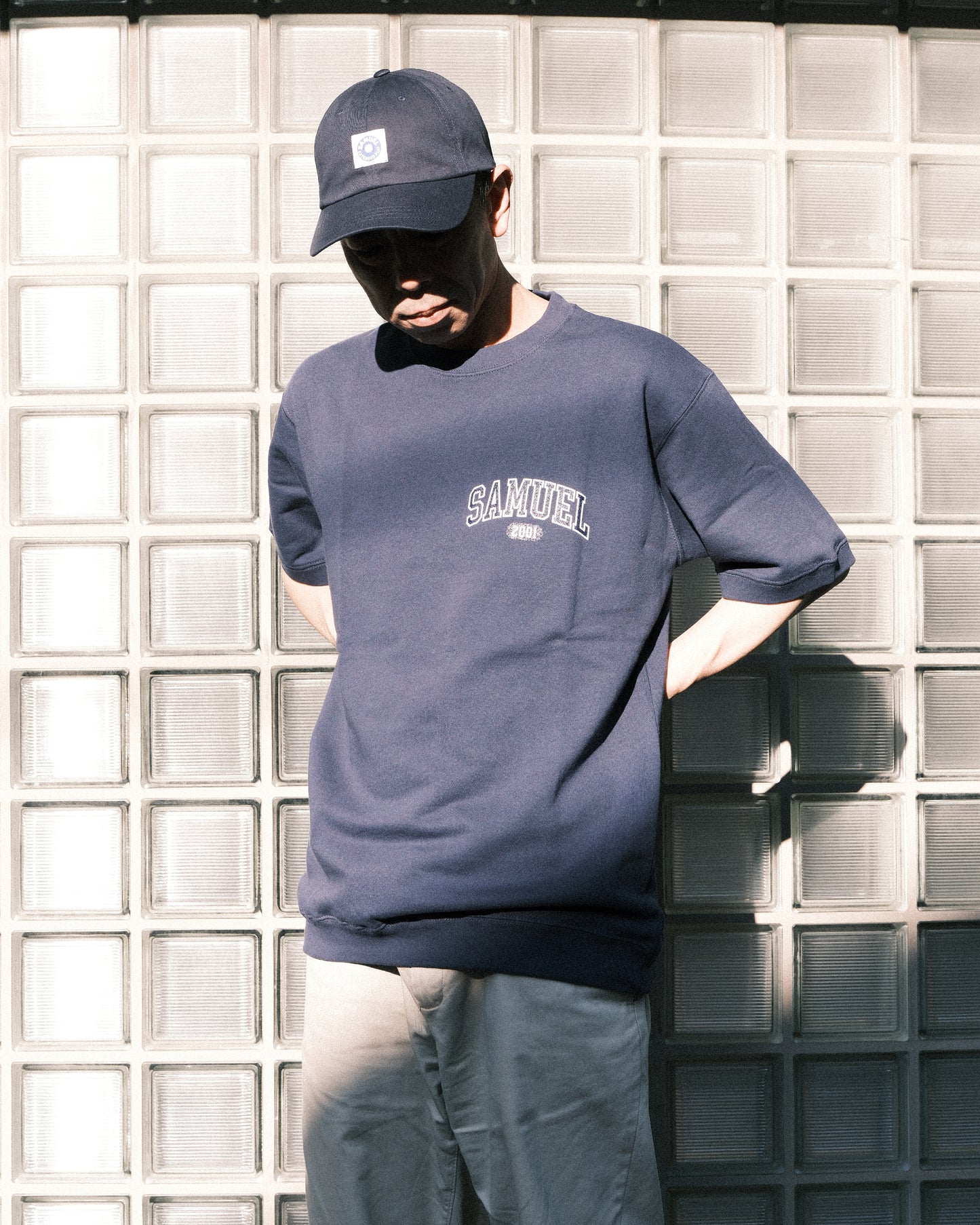 SAMUEL COLLEGE S/S CREWNECK SWEAT SHIRTS