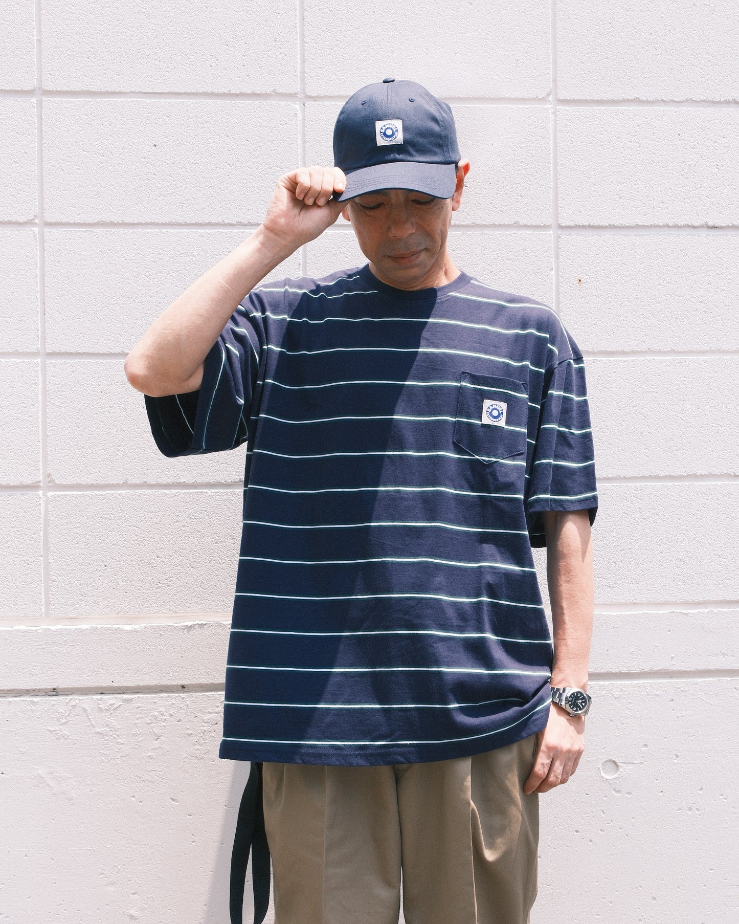 SAMUEL BORDER POCKET TEE