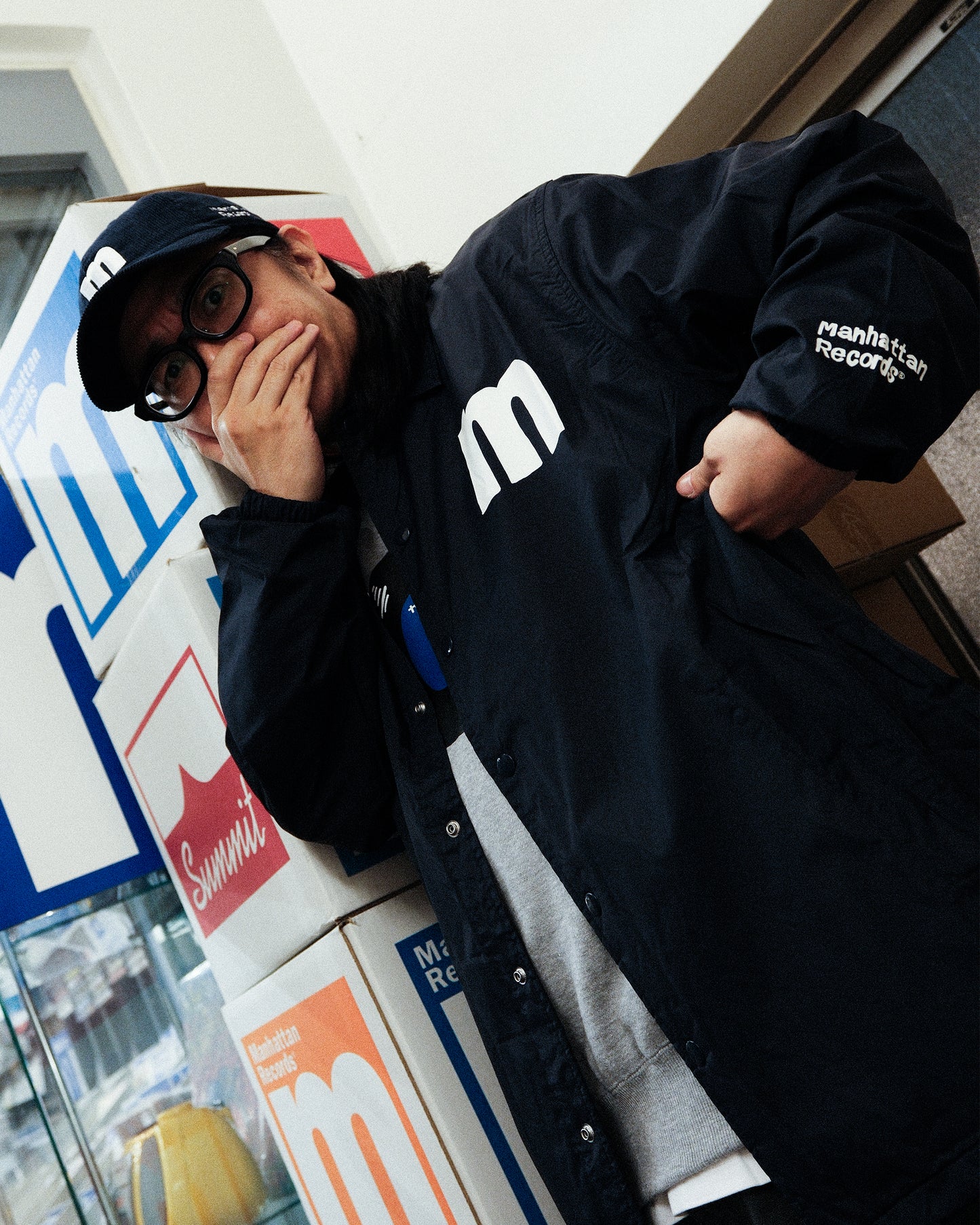 SAMUEL × Manhattan Records COACH JACKET