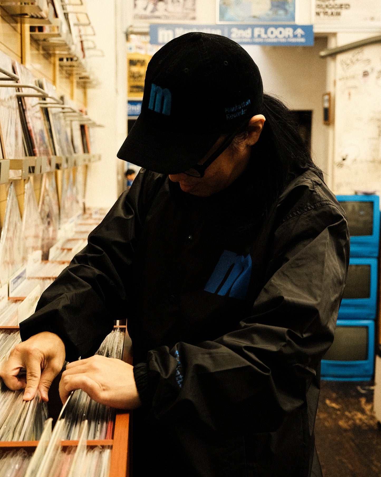 SAMUEL × Manhattan Records CORDUROY B.B.CAP