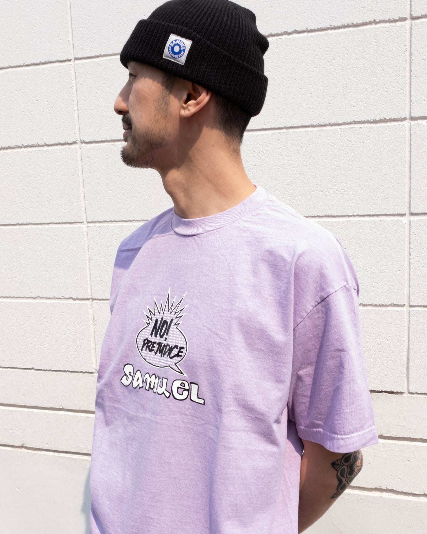 SAMUEL PIGMENT DYED NO PREJUDICE S/S TEE