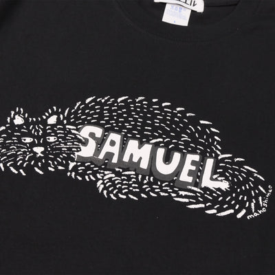 SAMUEL × SHIMAO MAHO CAT LOGO S/S TEE