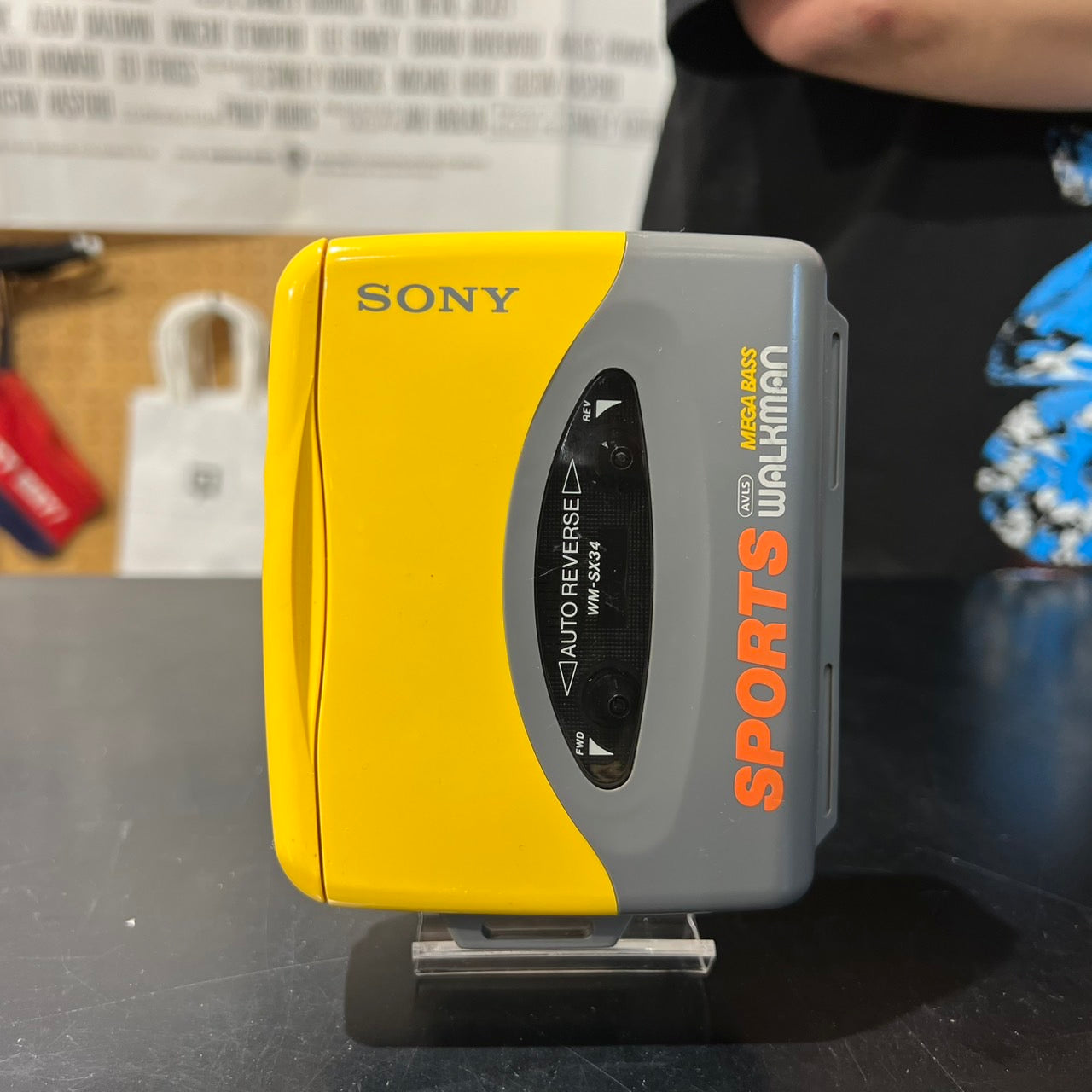 ソニー/WM-SX34【SONY Sports】整備済オートリバース対応プレーヤ Sony Sports Walkman Wm-sx34 AVLS Mega Bass Auto Reverse