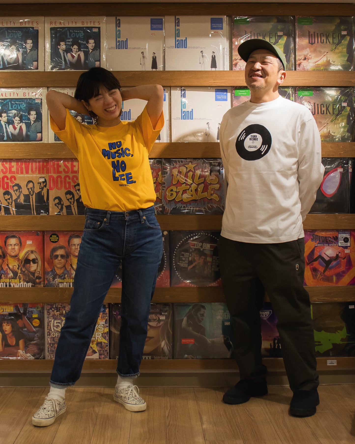 SAMUEL × TOWER RECORDS L/S TEE