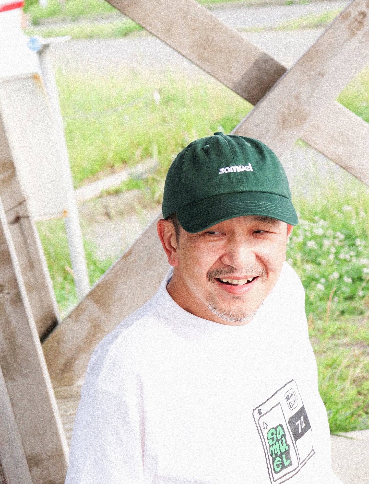 SAMUEL MINIDISC TYPE2 TEE WHITE