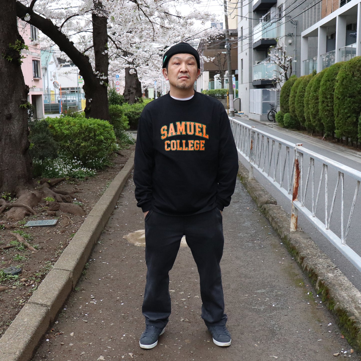 SAMUEL COLLEGE LONG SLEEVE TEE