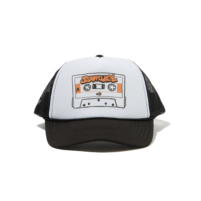 SAMUEL CASSETTE TAPE MESH CAP / ORANGE