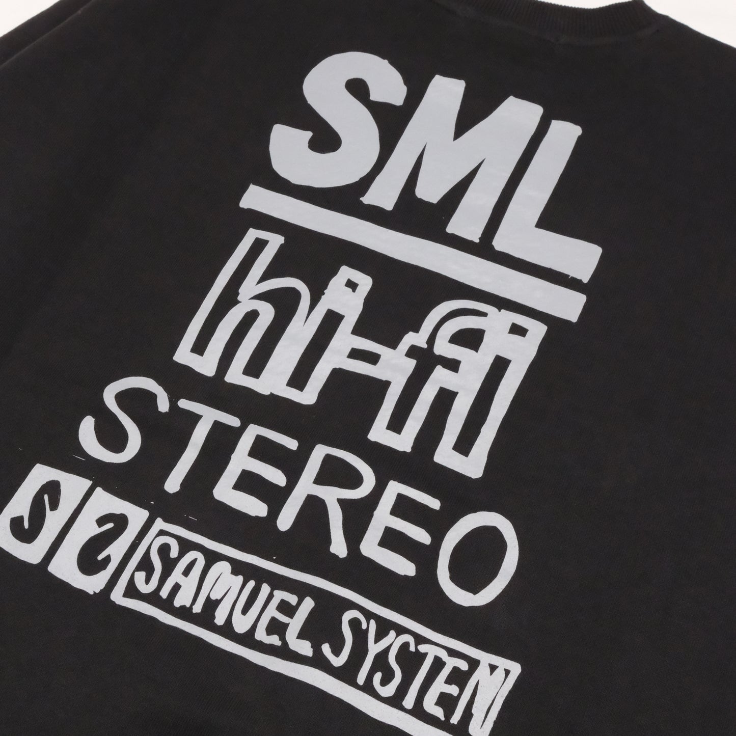 SAMUEL RADIO CASSETTE90 CREWNECK SWEAT SHIRT