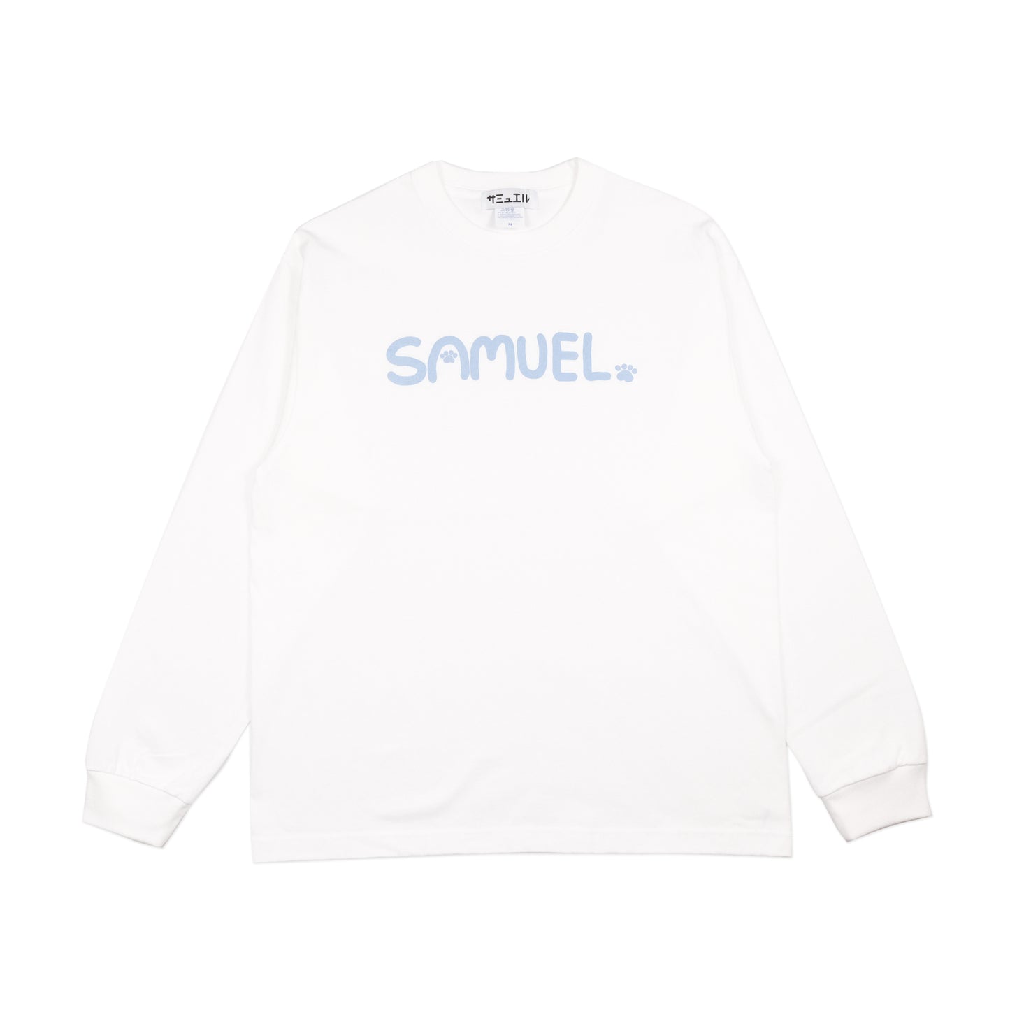 SAMUEL × SHIMAO MAHO FOOTPRINTS LOGO L/S TEE