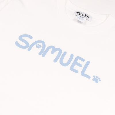 SAMUEL × SHIMAO MAHO FOOTPRINTS LOGO L/S TEE