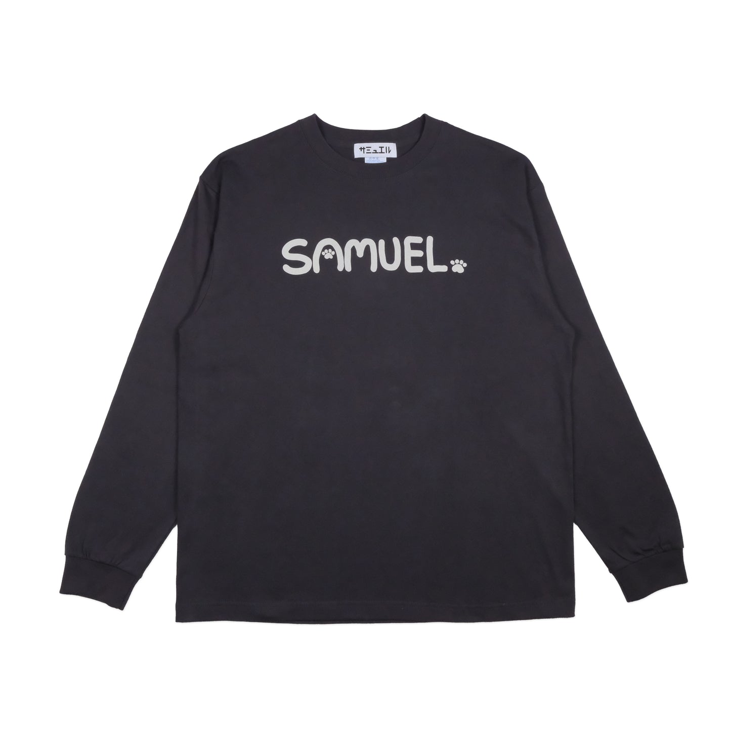 SAMUEL × SHIMAO MAHO FOOTPRINTS LOGO L/S TEE
