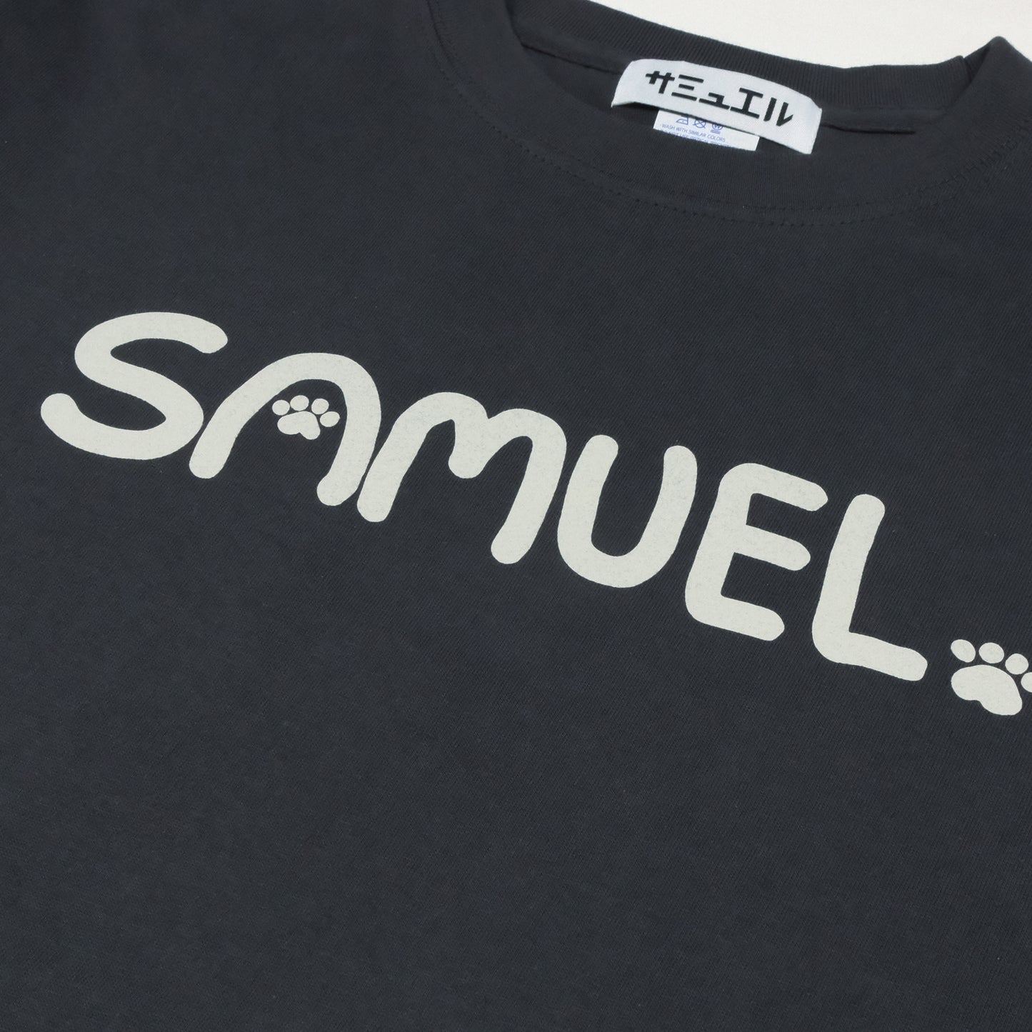 SAMUEL × SHIMAO MAHO FOOTPRINTS LOGO L/S TEE