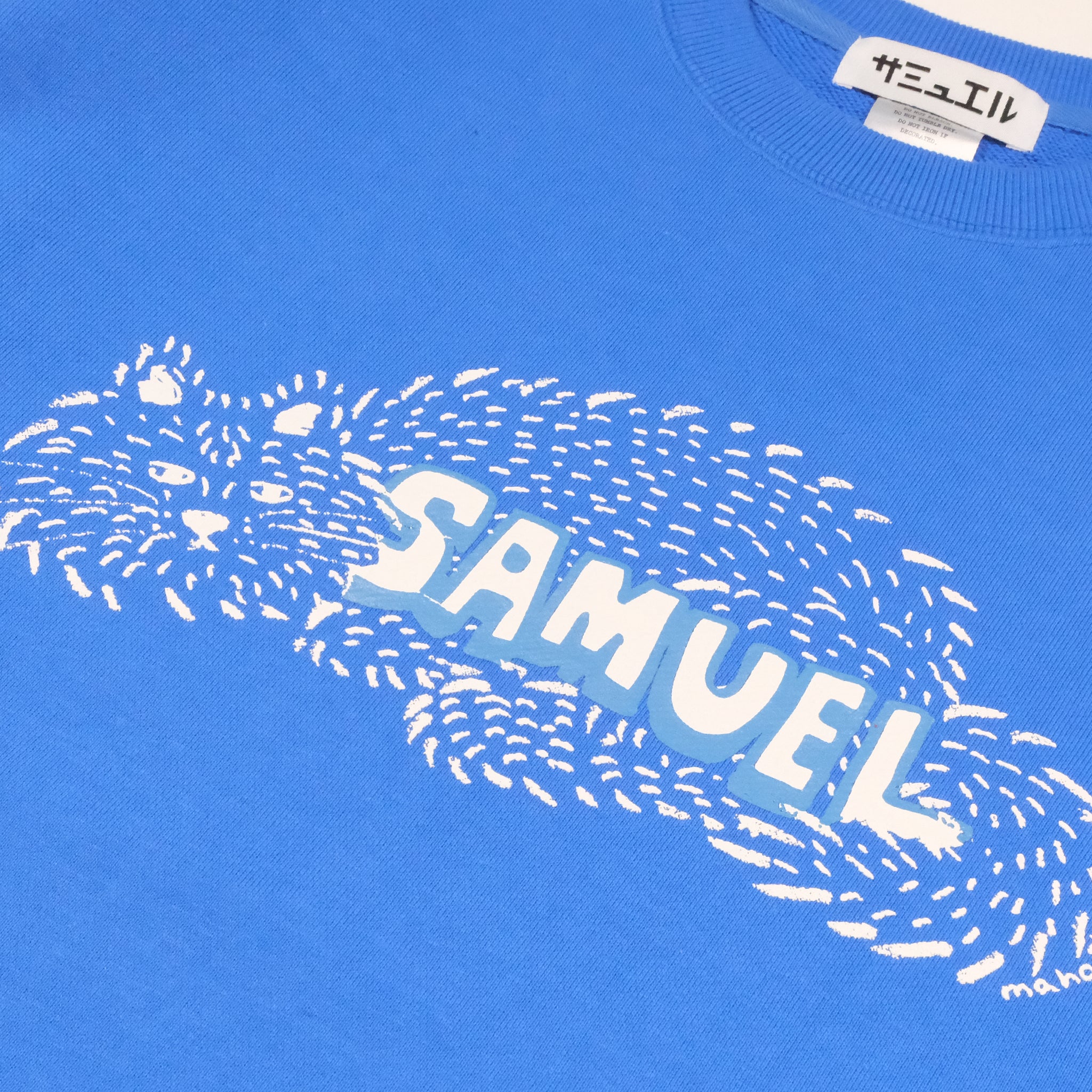 SAMUEL(サミュエル） SAMUEL RADIO CASSETTE90 CREWNECK SWEAT SHIRTの