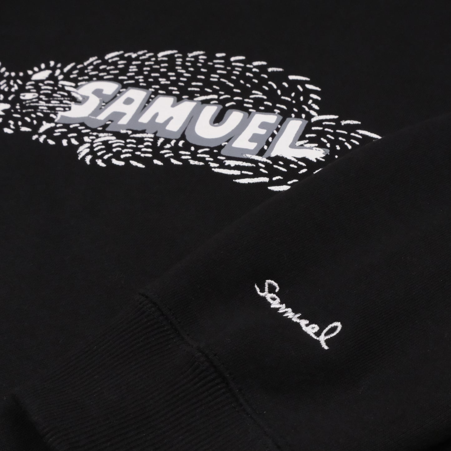 SAMUEL × SHIMAO MAHO CAT LOGO CREWNECK SWEAT SHIRT