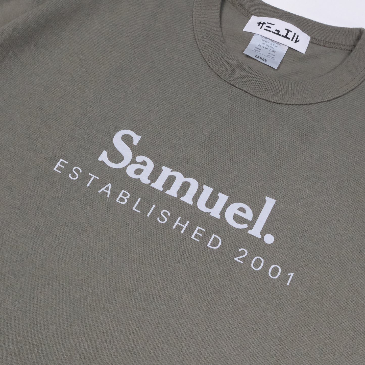 【先行受注商品】SAMUEL FIELD LOGO S/S TEE