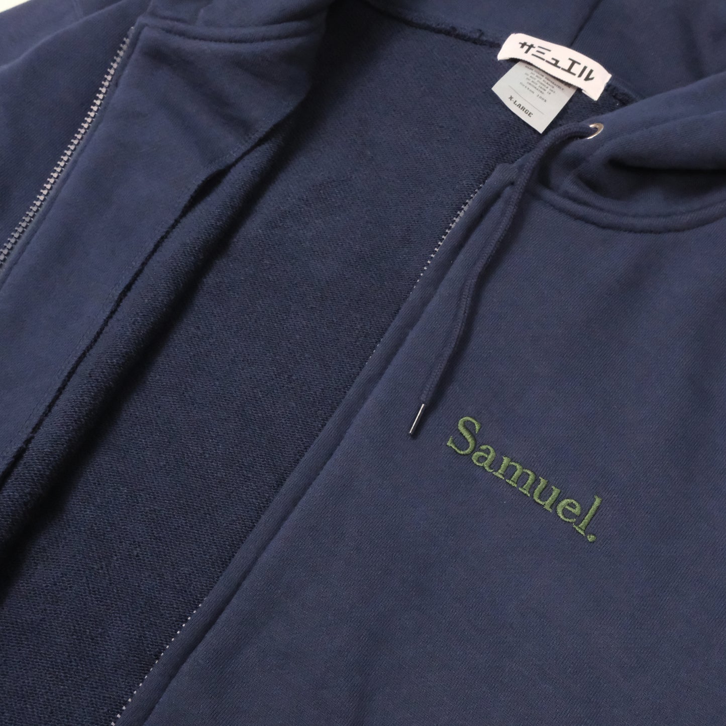 【先行受注商品】SAMUEL FIELD LOGO ZIP HOODIE