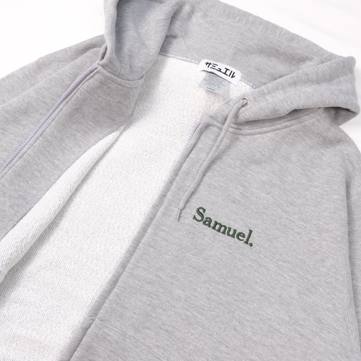 【先行受注商品】SAMUEL FIELD LOGO ZIP HOODIE
