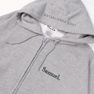 【先行受注商品】SAMUEL FIELD LOGO ZIP HOODIE