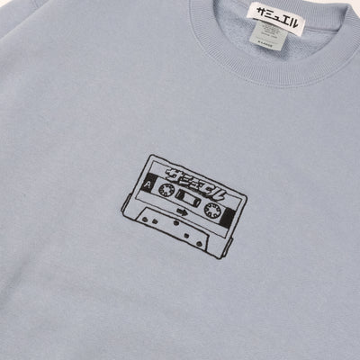 SAMUEL CASSETTE TAPE ENBROIDERY SWEAT SHIRT