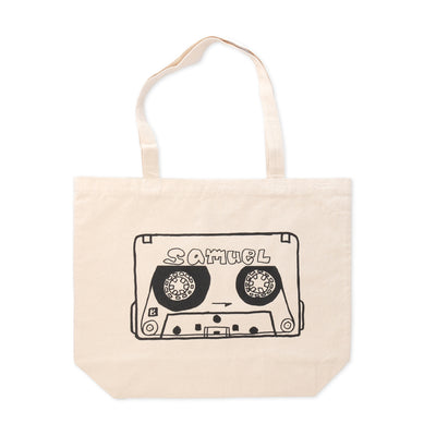 SAMUEL CASSETTE TAPE TOTE BAG