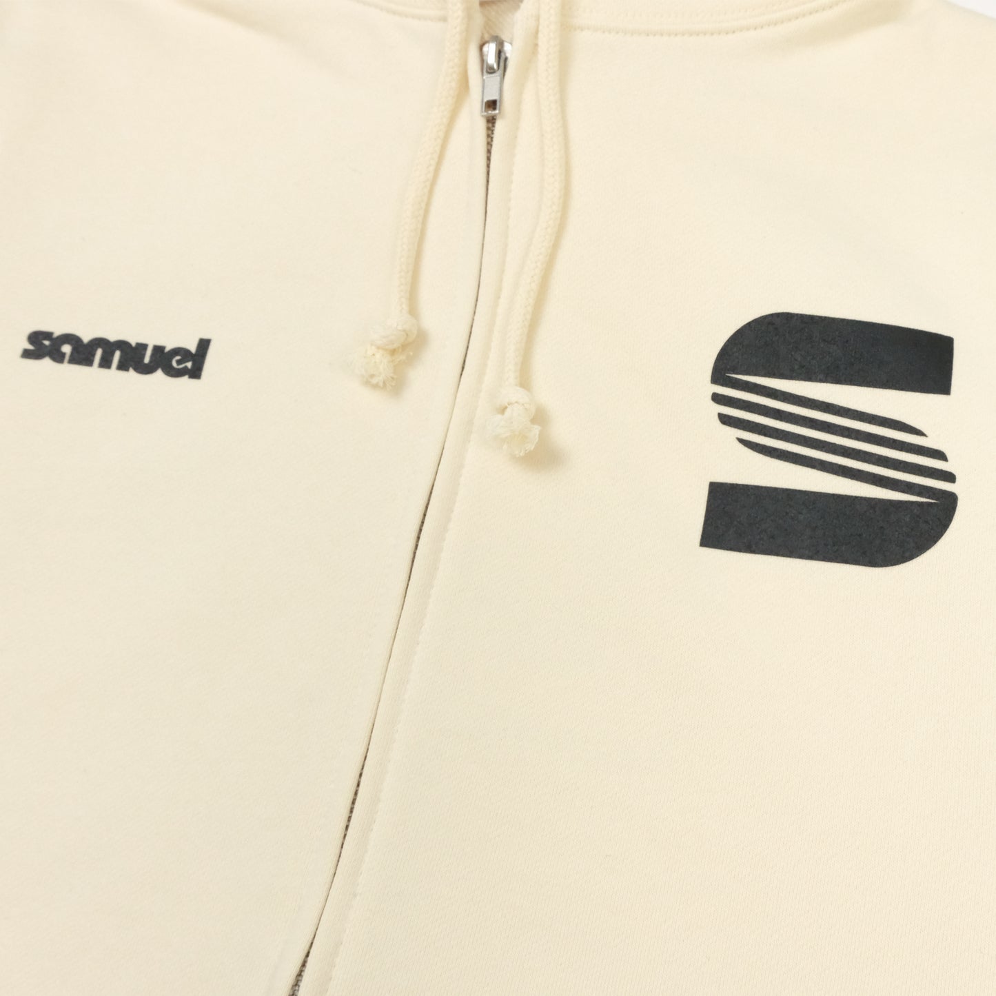 SAMUEL S VHS LOGO ZIP UP HOODIE